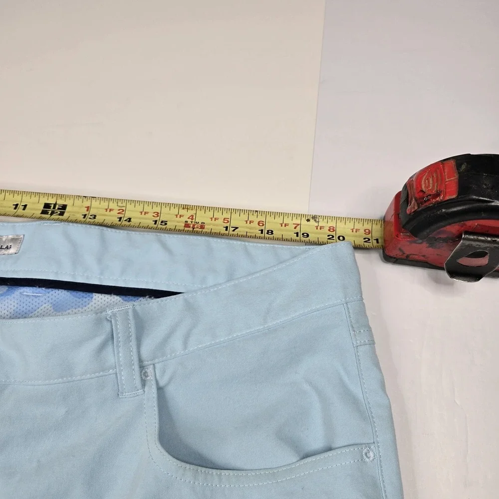 Peter Millar Crown Sport Men's‎ Performance Blue Golf Pants Size 42x34 Polyester